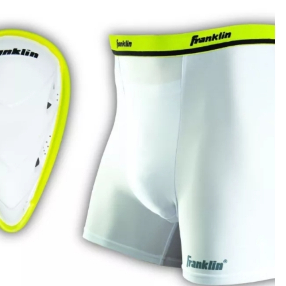 Franklin Flex Pro Sports Youth Compression Shorts & Cup, Youth size L/XL